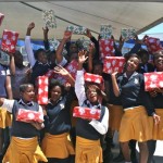 Zusakhe Youth Group with their gifts