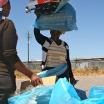 carrying a heavy load